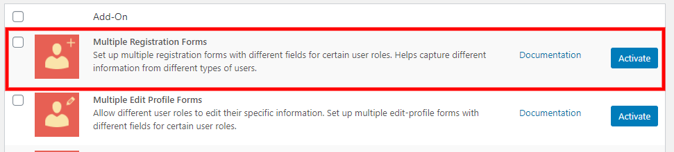 Multiple registration fields add-on for our WordPress register page