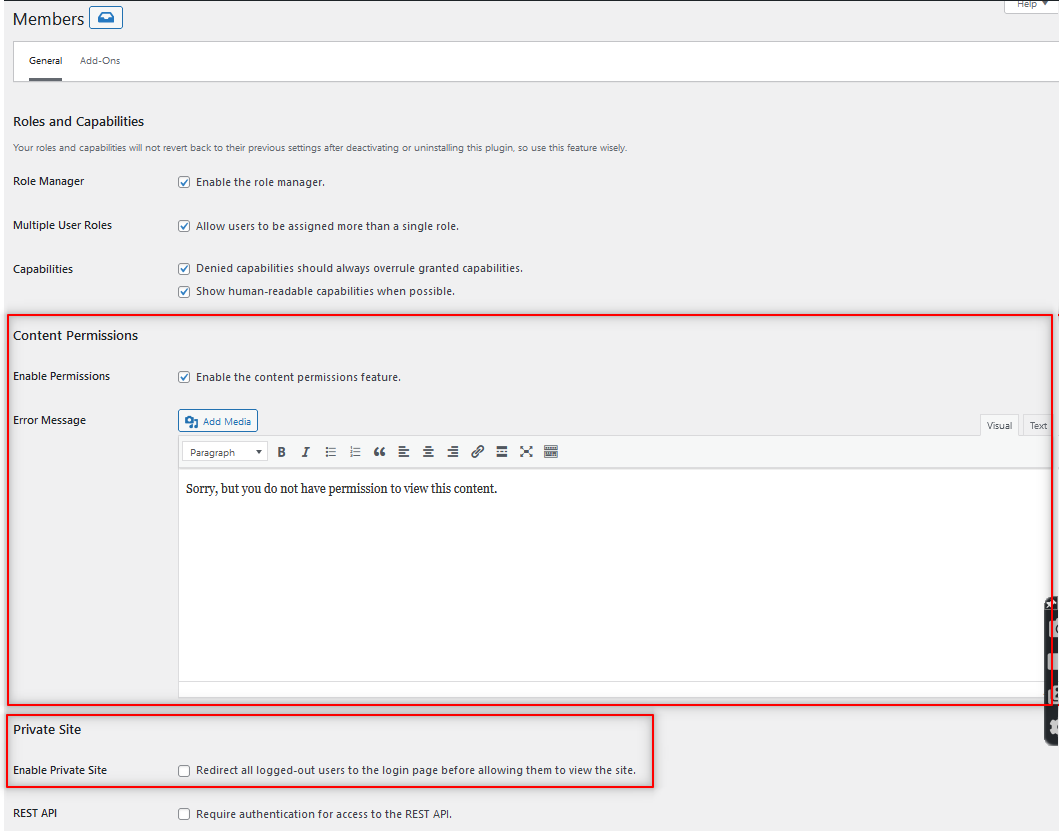 Additional user management funtionalities