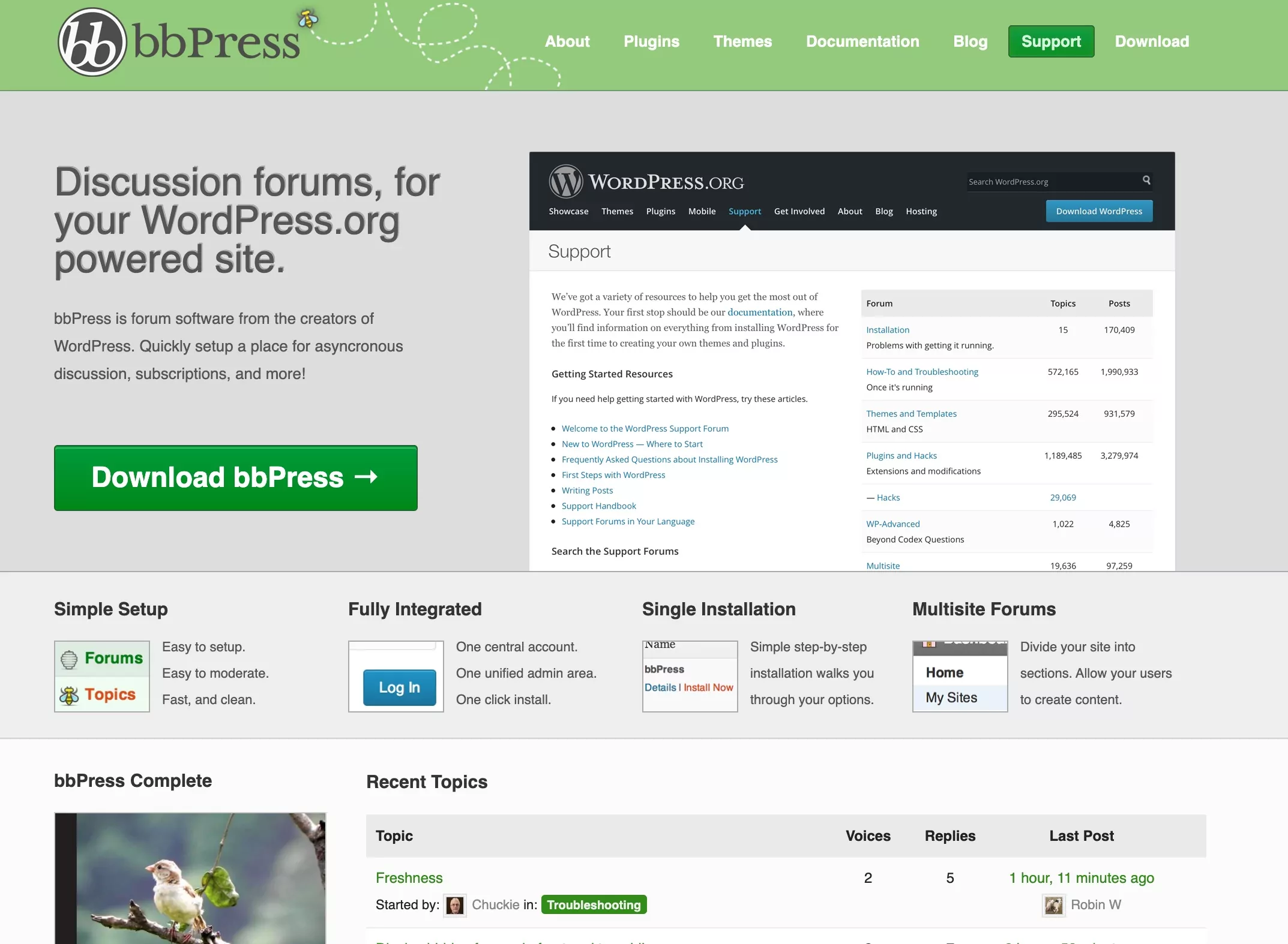 bbPress website