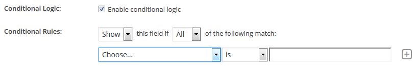 conditional logic user registration forms