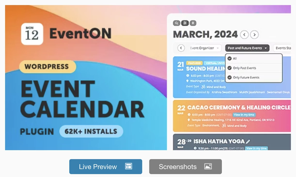 EventOn plugin