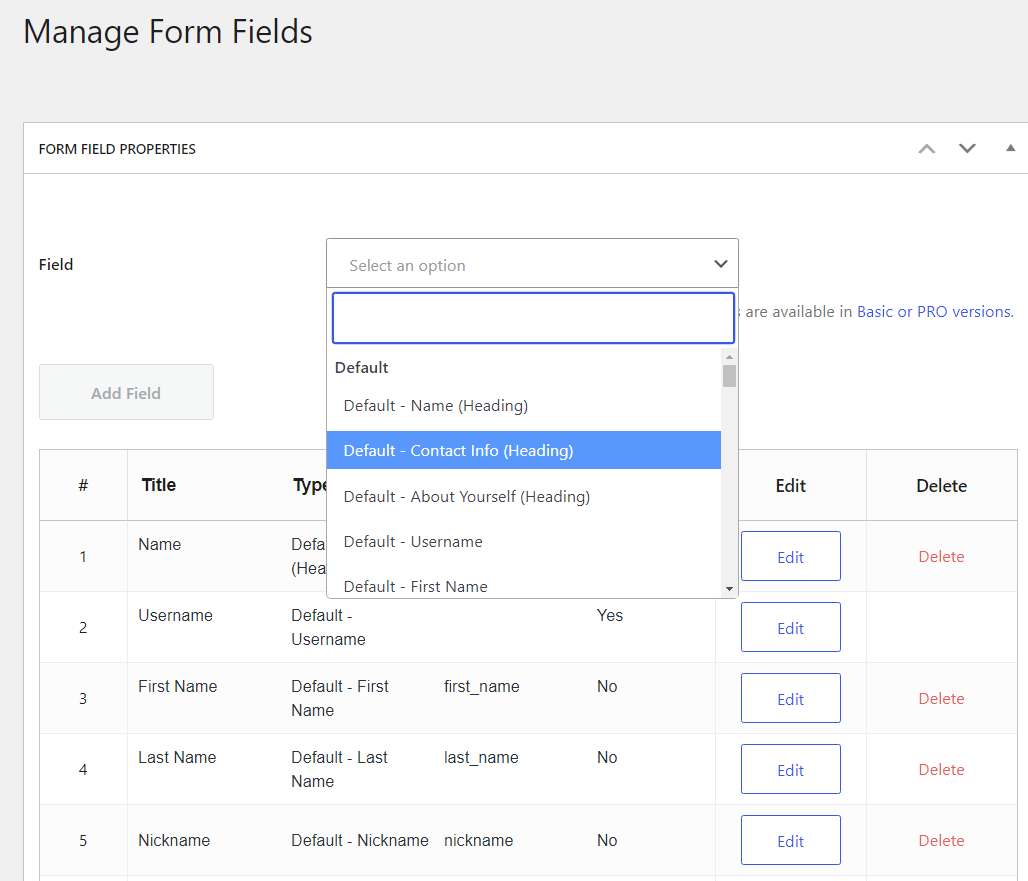 Create a custom registration form for WordPress mebers area