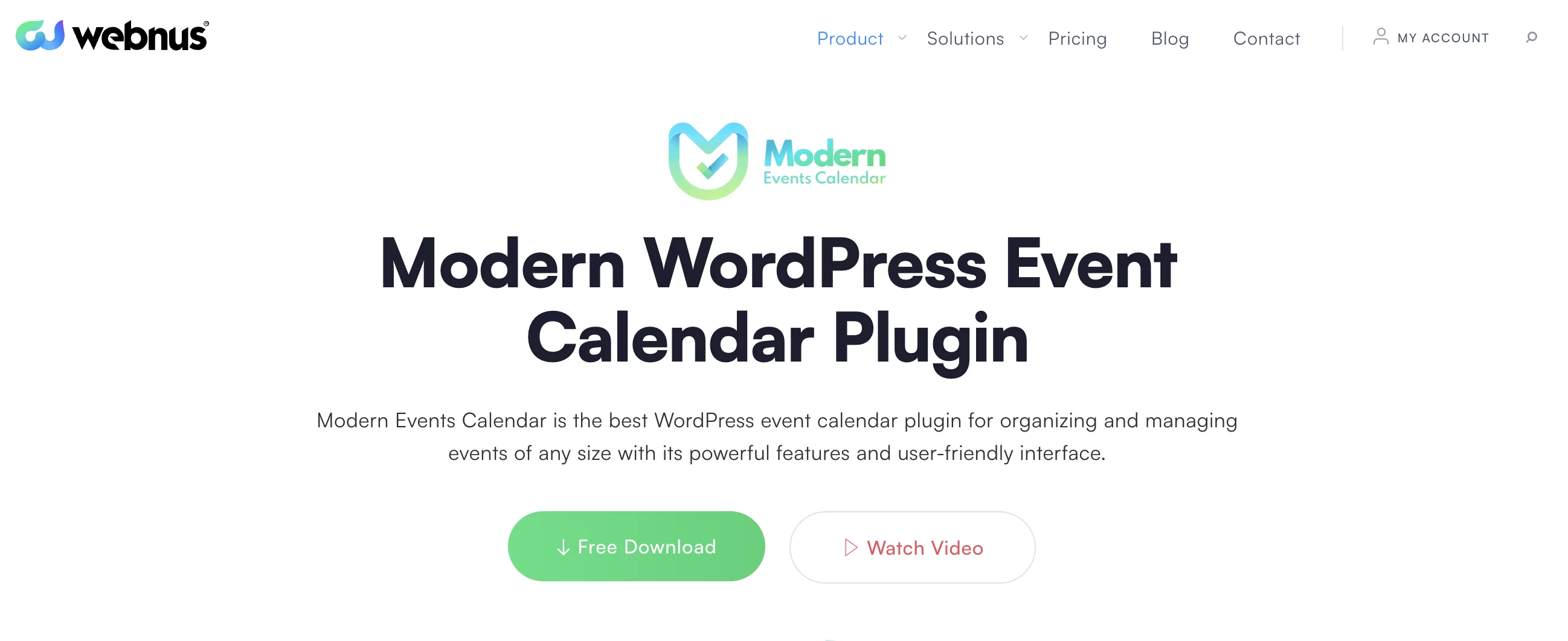 Modern Events Calendar