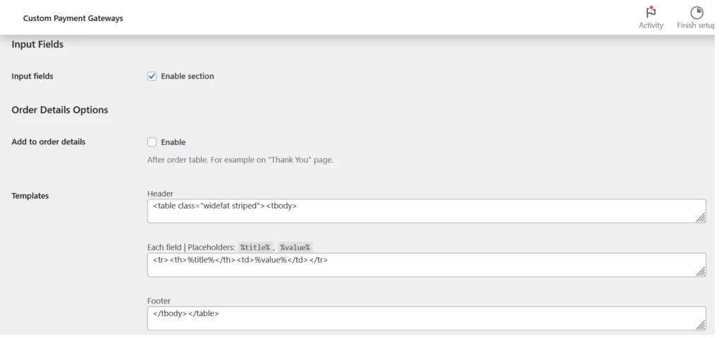 Collecting more customer data through new input fields