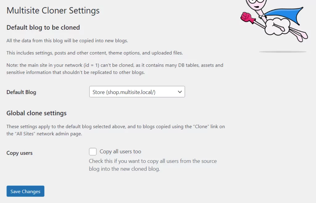 Multisite Cloner plugin