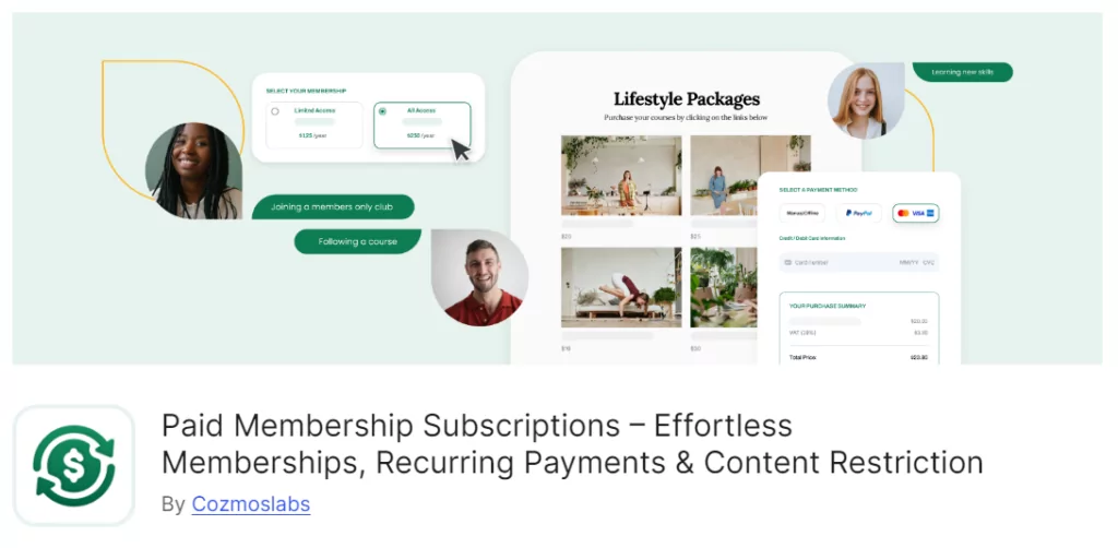 Paid Member Subscriptions