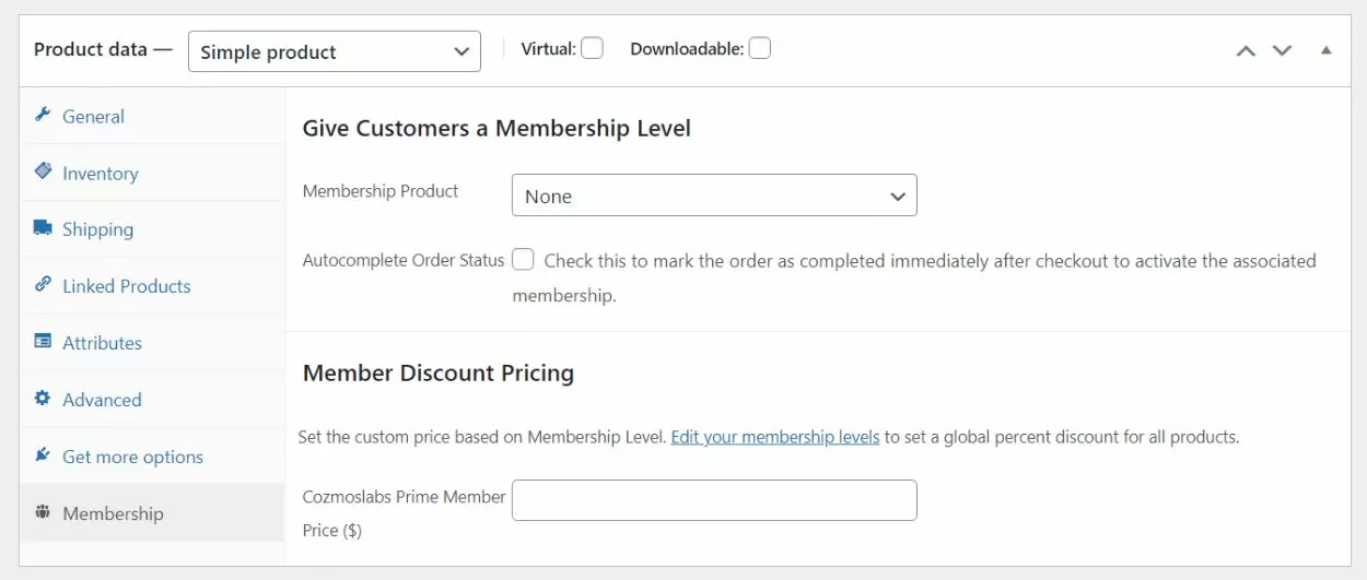 PMP product data box