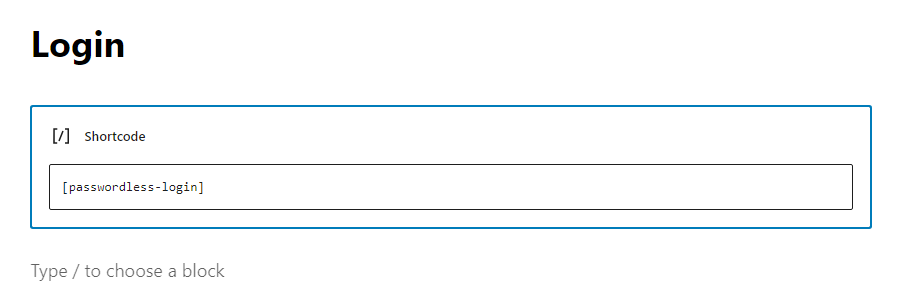 Passwordless login in WordPress