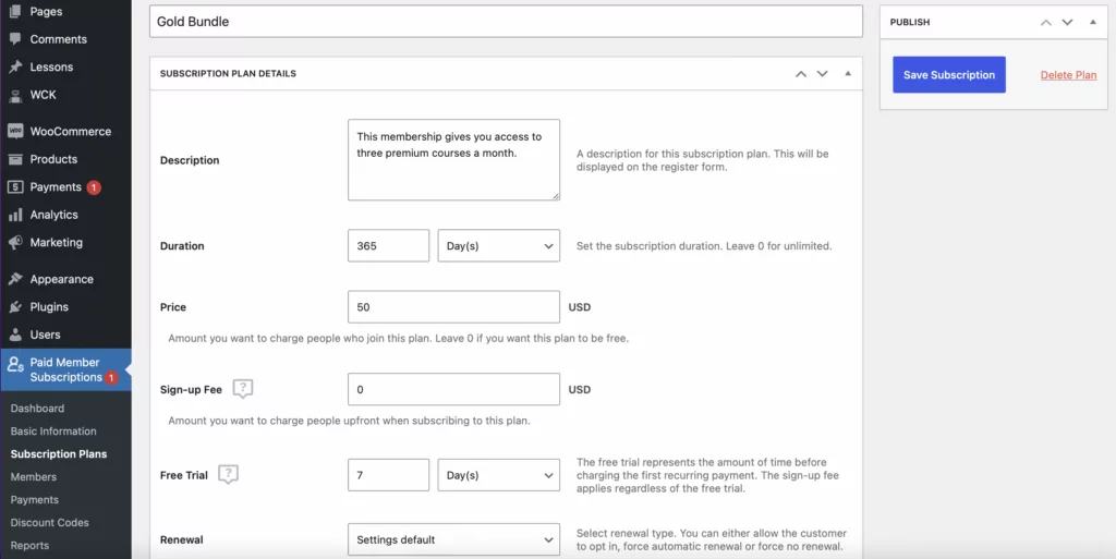 How to create membership plans for your video courses