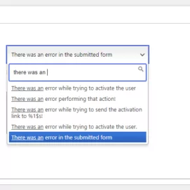 Selecting a string to be modified