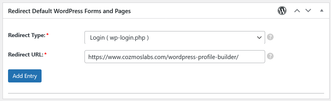 Redirecting the default WordPress login page