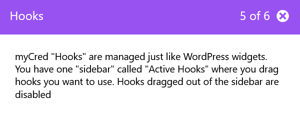 User hook explanation