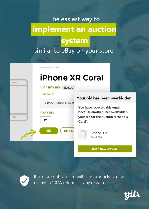 Flexible WooCommerce auctions plugin