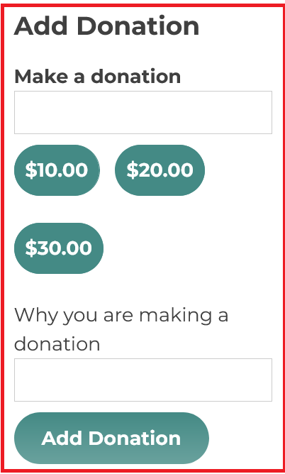 Donation box