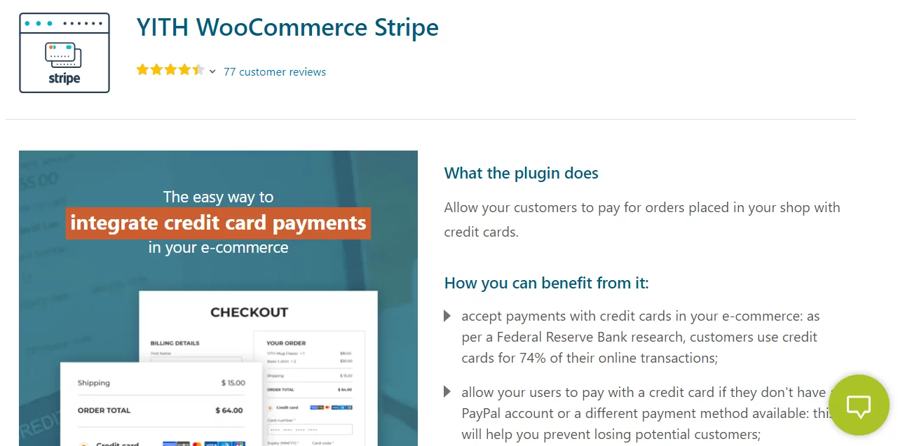 YITH WooCommerce Stripe plugin