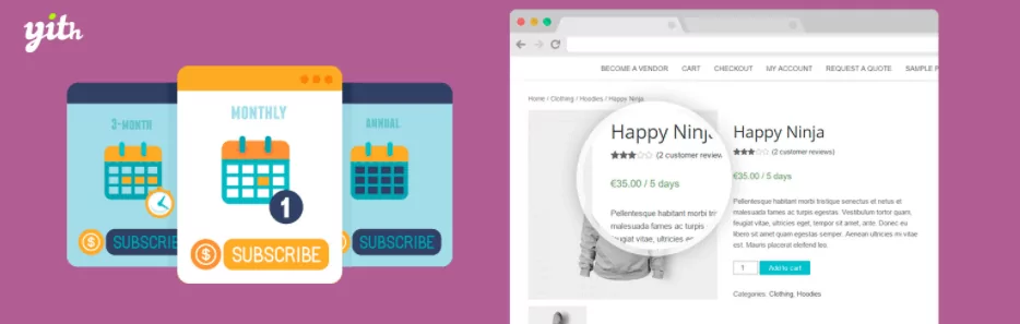 yith woocommerce subscription plugin